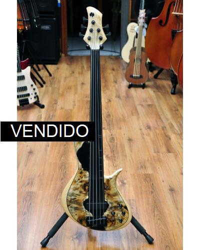 Meridian Horizon 5 Fretless stabilized poplar top